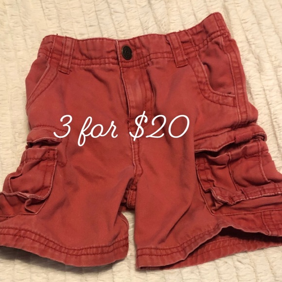 Cherokee Other - Cherokee rust cargo shorts 24m 3itemsfor$20